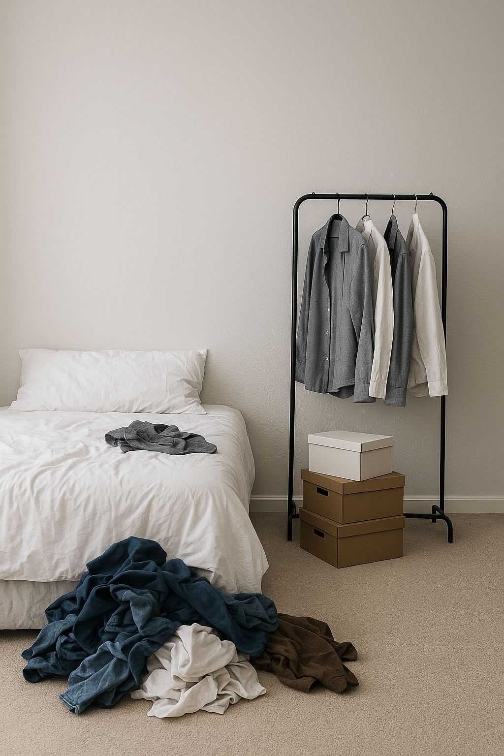 Habitación desordenada